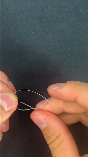 The Fastest Fly Fishing Knot | The Davy Knot #knot #davyknot #fishingknot #fishing