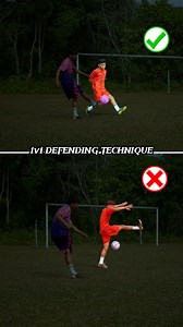 2.4M views · 7.9K reactions | 1v1 DEFENDING TECHNIQUES ⚽️. #football #footballskill #soccer #tutorial #1v1football #1v1defending @highlight | Vikash Hwbm | Facebook