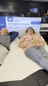 Another satisfied couple who knows that personalizing > compromising. She wants soft. He needs firm. Be selfish in bed with the M3 Performance® Mattress—the only modular mattress that lets both partners personalize their comfort on their side of the bed. Your side. Your choice. No more compromises. Shop now for 10% OFF your first order FREE shipping! | BEDGEAR