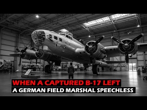 German Field Marshal "STUNNED" by Captured American B 17 Flying Fortress