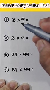 276K views · 3.5K reactions | Fastest Multiplication Hack | Mathematics Tutorial | Facebook