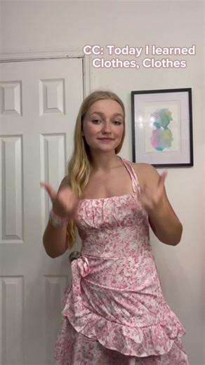 Clothes in ASL (Not a Teacher) #americansignlanguage #signlanguage #asl #signoftheday