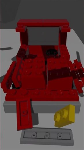 Exploding Engine #lego #blender