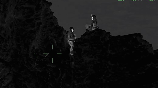 Video: Two women rescued from extremely steep cliff above beach