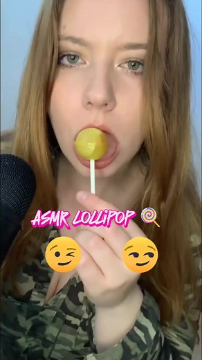 Satisfying ASMR Lollipop Licking Sounds