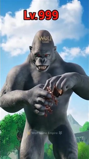 Ultimate Wolf Evolution Gameplay 🐺 From Lv.5 to Lv.999 vs Giant Gorilla Boss! #wolfgame