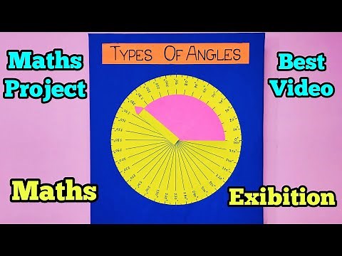 #Mathematics Angle Project#Types of Angles#Math Working Model#Angle Clock#maths project#maths model👍