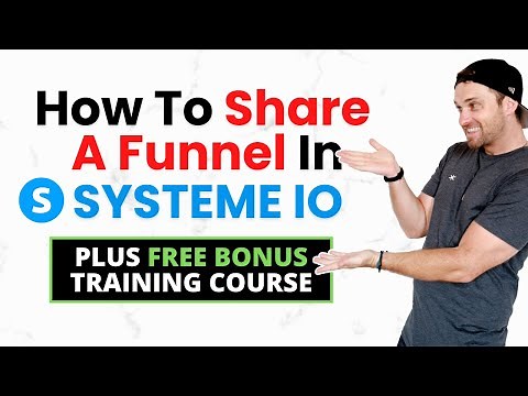 How to Share a Funnel in Systeme io ✅ Plus FREE Affiliate Funnel