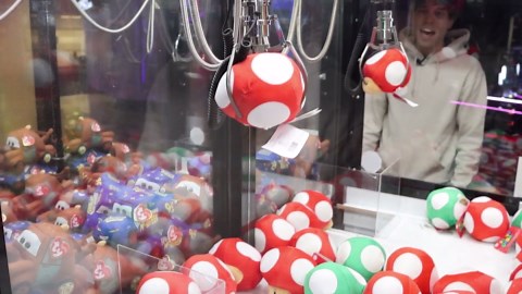 Double Win on Mario Claw Machine