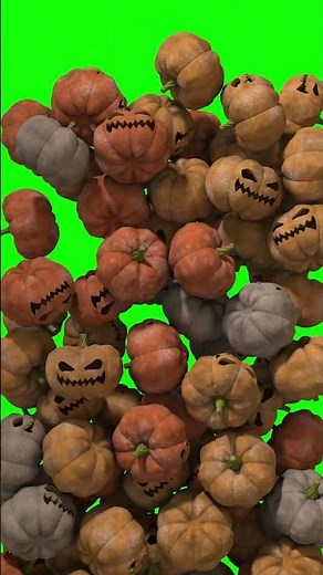 Halloween transition green screen