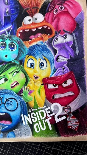 Inside Out 2 Drawing Emotions: Joy, Sadness, Anger, Disgust, Embarrassment