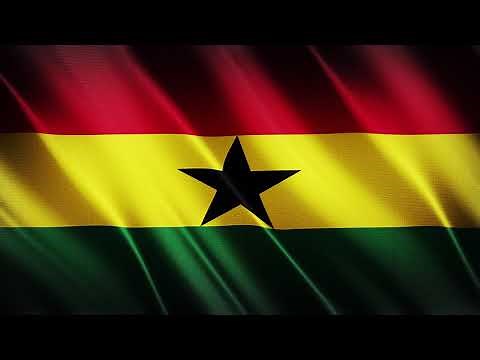 Flag of Ghana Waving [FREE USE]