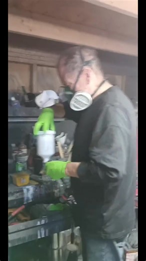 This is a first clearing on heavy flake over a chameleon paint job. The boys and I mean boys who are talking shyts can't do this...keep that in mind that why they run their mouths here | JP Auto Paint Works