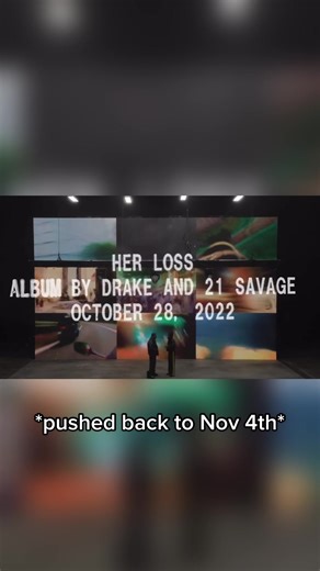 Replying to @hypercreativenz Drake - Her loss - November 4th #drake #drakeherloss #herlossdrake #drake21savage