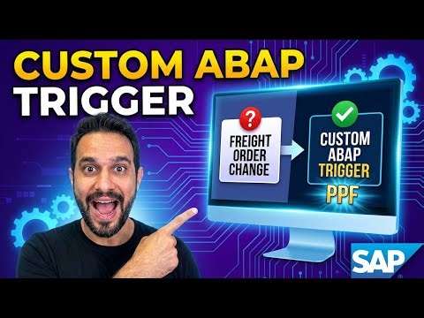 Custom PPF Action in SAP TM | Trigger ABAP Logic on Freight Order Change