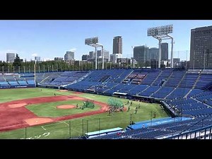 神宮球場3塁側45段114座席からの景色