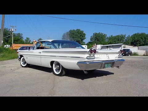 1960 Pontiac Bonneville 2 Door Bubbletop in White & Ride on My Car Story with Lou Costabile
