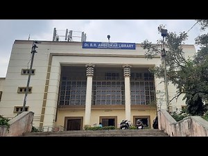 Dr.B.R.Ambedkar library||Central library||Osmania university|| Library tour||#Campus dairies#OU