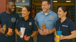 7/24, 24/7: Convenience stores across the nation thank first responders