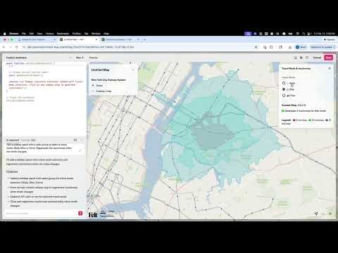 How to make an isochrone tool with Felt AI