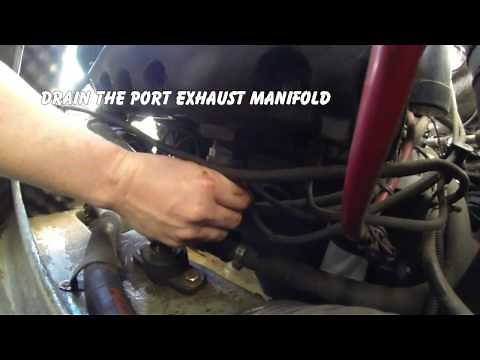 Winterizing a 1993 Mercruiser 4.3L V6 Marine Engine with an Alpha Sterndrive