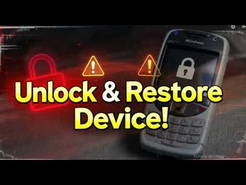 How to restore and set up an old locked Windows Phone work device