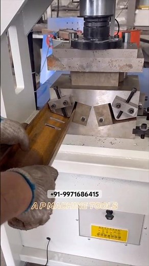 Channel Notching Machine | Channel Cutting Machine | APMT-9971686415 #steel #machine #irontools