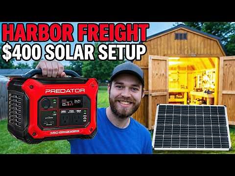 I Tried Harbor Freight's Cheapest Solar Setup (2026 Update)