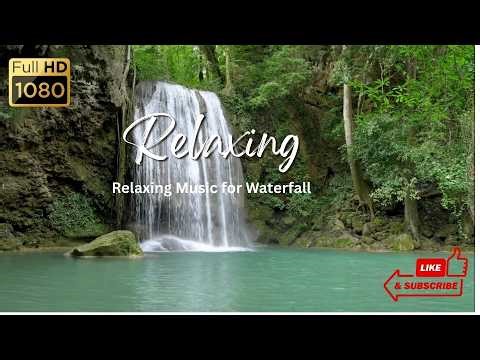 Relaxing Waterfall Music 🌊 Deep Sleep, Stress Relief & Peaceful Nature Sounds