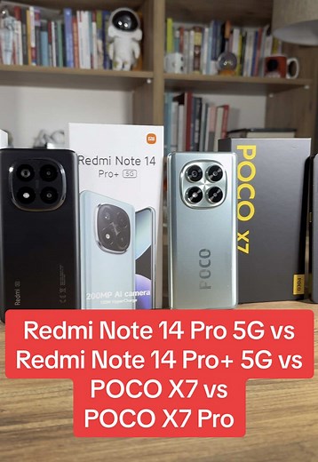Redmi Note 14 Pro vs POCO X7 Comparison
