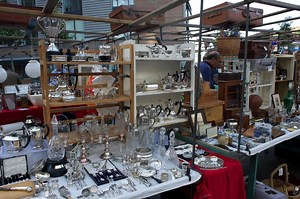 Bermondsey Antiques Market in London, England