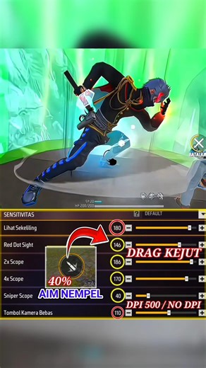 WADUH‼️AIM FULL MERAH MALAH DIBILANG PANEL🔥