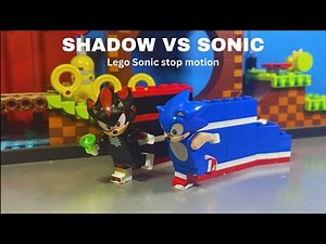 Sonic VS Shadow (short Lego sonic stop motion)
