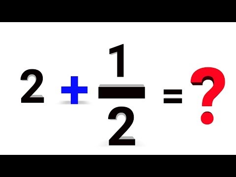 How to Solve 2 +1/2 = ? | Step by step Explanation