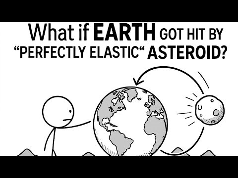 What if Earth Got Hit by a “Perfectly Elastic” Asteroid?