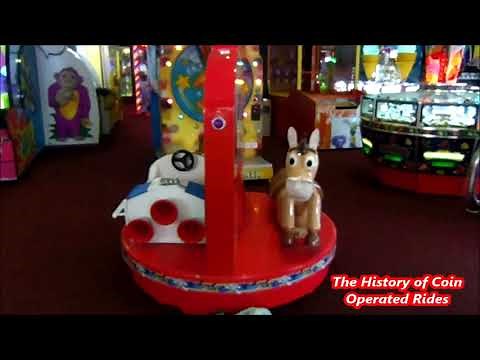 2010s Coin Operated Roundabout Kiddie Ride - Toy Story Carousel