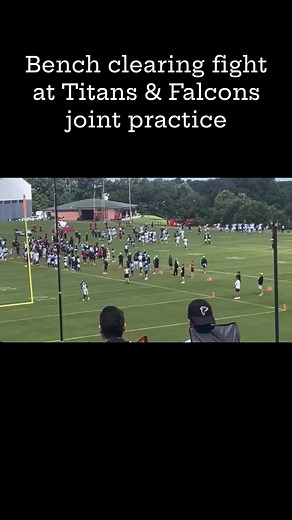 Fight breaks out during #Titans & #Falcons joint practice #TitanUp (🎥: @404zayer) | Wes Wisley