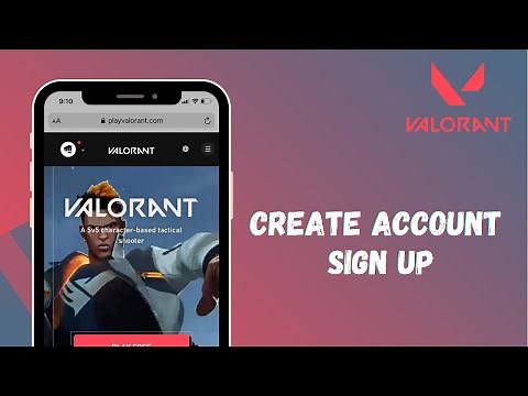 How to Create Valorant Account | Sign up Valorant || Riot Games
