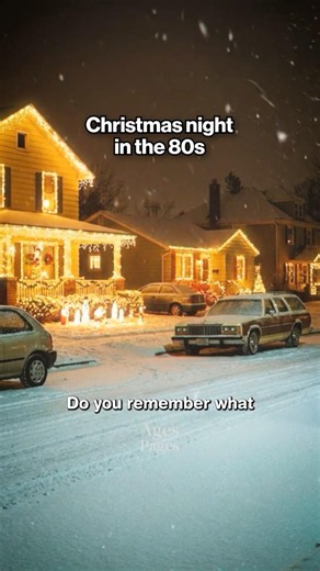 Christmas Night in the 80s #memories #80s #christmas #nostalgia