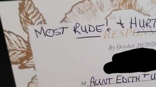 Wedding cake destroyed by destructive guest