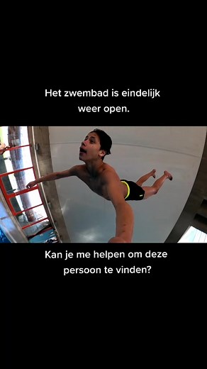 #zwembad #gopro Ik had deze jongen gevraagd om een backflip te doen met mn Gopro maar ik weet niet wie dit is. kunnen jullie me helpen?