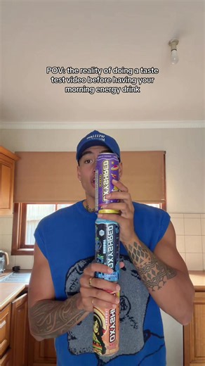 Morning energy drink taste test: OxyShred Energy reaction