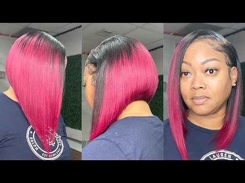 How I achieve angled bobs ✂️ (detailed video)