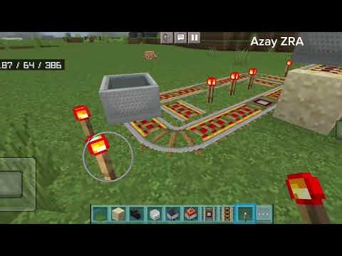 how to build a railroad in Minecraft