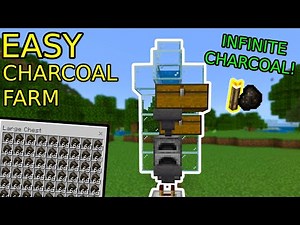 EASY Charcoal in Minecraft Bedrock (java, bedrock, mcpe, ps4, xbox)