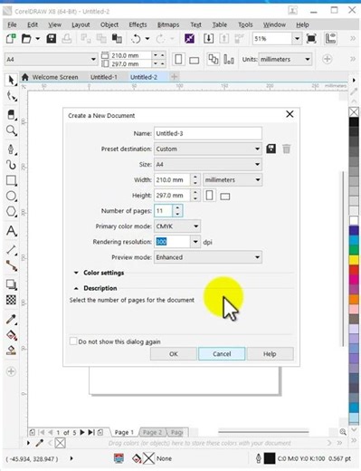 CorelDRAW Me New Page Kaise Create Kare | How to Create a New Page in CorelDRAW #youtubeshorts