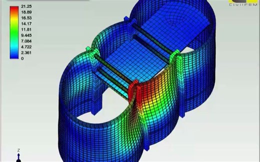 CivilFEM powered by Marc模拟仿真连续壁（slurry wall)施工过程