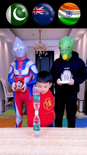 Superhero & Alien Crazy Bottle Challenge | International Fun with India, Pakistan, New Zealand! 🤖👽🌏