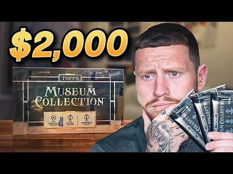 This $2000 Box ONLY Has 3 Packs! Topps Museum Hat-Trick