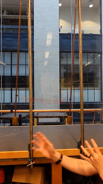 Today we take a look at the coupled pendulum! #physics #interesting #science #stem